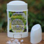 Deodorant natural solid, pentru bărbați